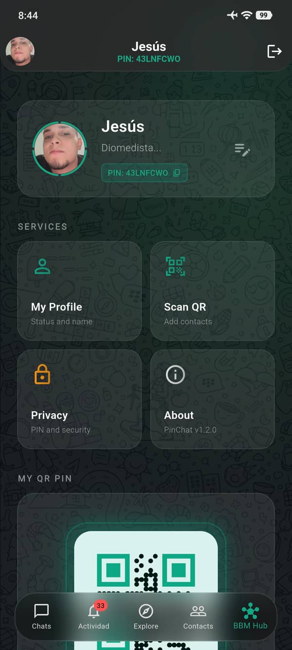 Videos cortos y Reels interactivos en Pin Messenger